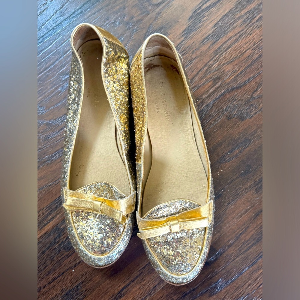 Kate Spade sparkling flats